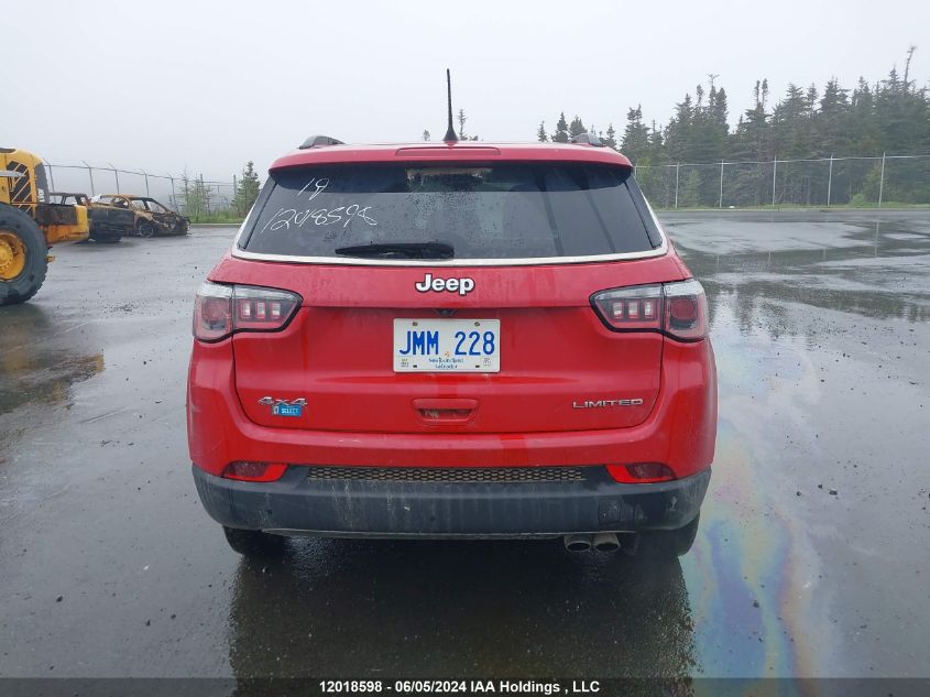 2019 Jeep Compass Limited VIN: 3C4NJDCB9KT789925 Lot: 12018598