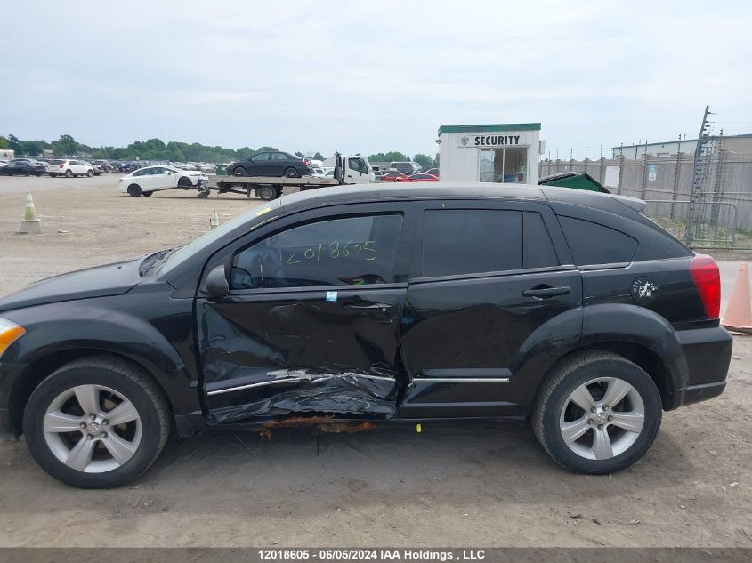 2011 Dodge Caliber Sxt VIN: 1B3CB4HA5BD190564 Lot: 12018605