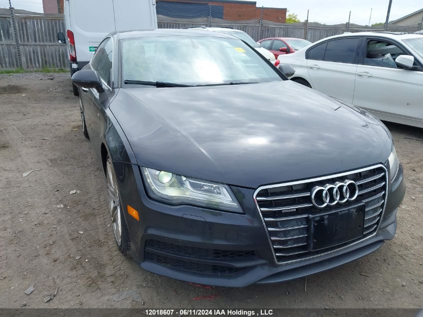 2012 Audi A7 VIN: WAUSGCFC7CN015204 Lot: 12018607