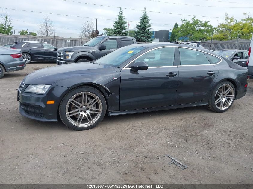 2012 Audi A7 VIN: WAUSGCFC7CN015204 Lot: 12018607