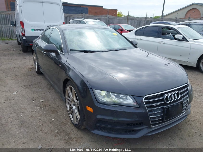 2012 Audi A7 VIN: WAUSGCFC7CN015204 Lot: 12018607