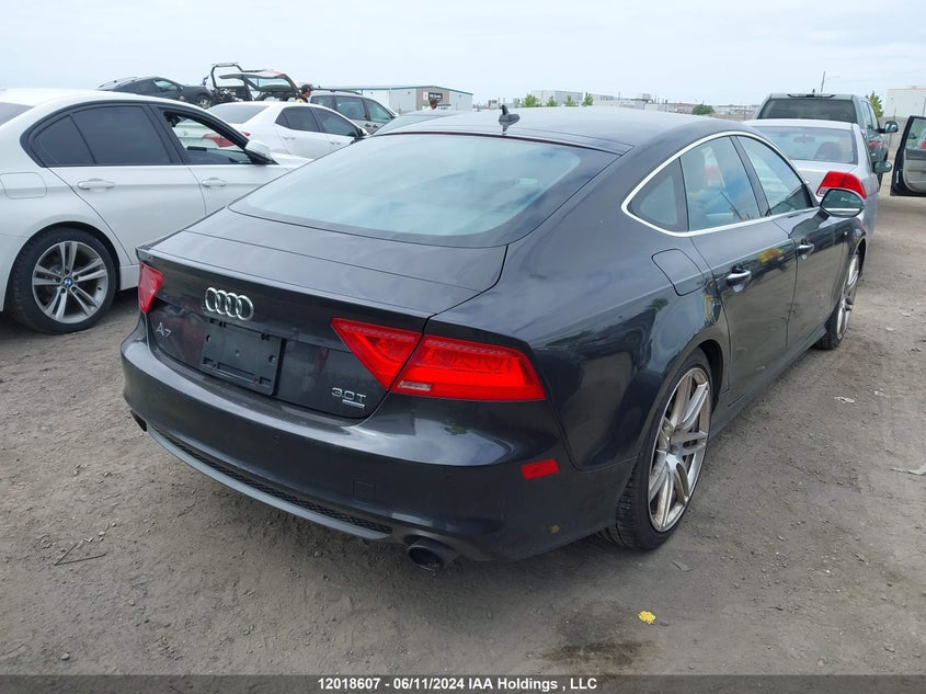 2012 Audi A7 VIN: WAUSGCFC7CN015204 Lot: 12018607