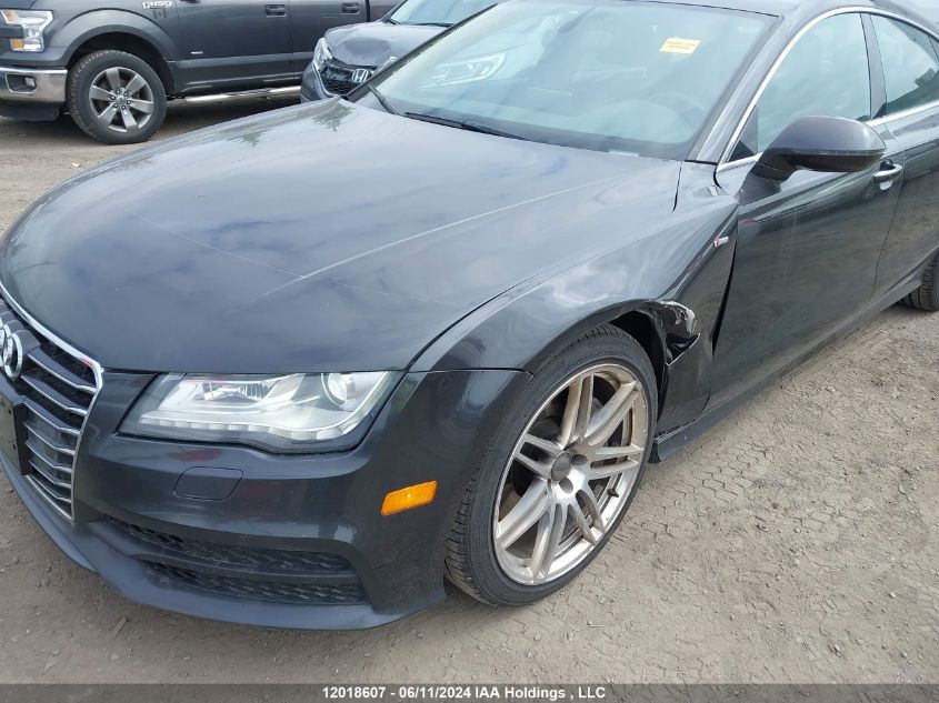 2012 Audi A7 VIN: WAUSGCFC7CN015204 Lot: 12018607