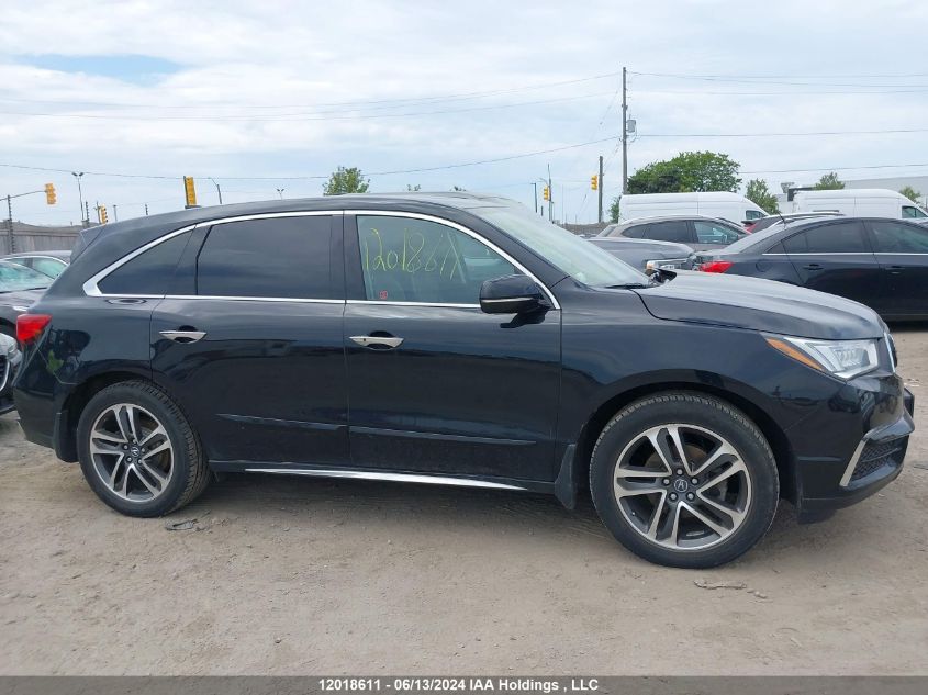 2017 Acura Mdx VIN: 5FRYD4H41HB501979 Lot: 12018611