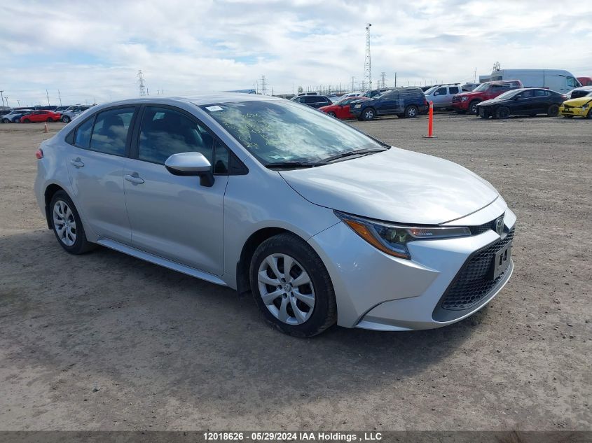 2022 Toyota Corolla Le VIN: 5YFBPMBEXNP344078 Lot: 12018626