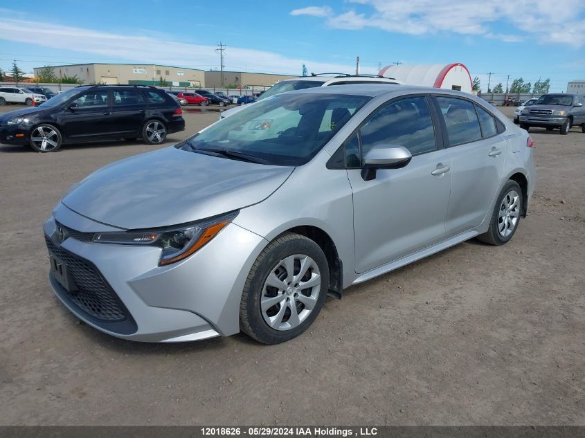 2022 Toyota Corolla Le VIN: 5YFBPMBEXNP344078 Lot: 12018626