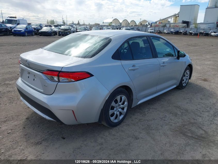 2022 Toyota Corolla Le VIN: 5YFBPMBEXNP344078 Lot: 12018626