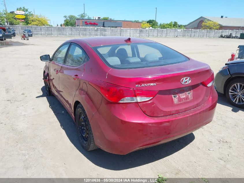 2013 Hyundai Elantra VIN: 5NPDH4AE9DH157546 Lot: 12018635