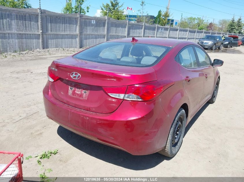 2013 Hyundai Elantra VIN: 5NPDH4AE9DH157546 Lot: 12018635