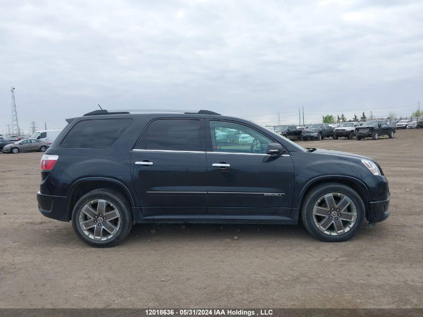 2011 GMC Acadia Denali VIN: 1GKKVTEDXBJ276579 Lot: 12018636
