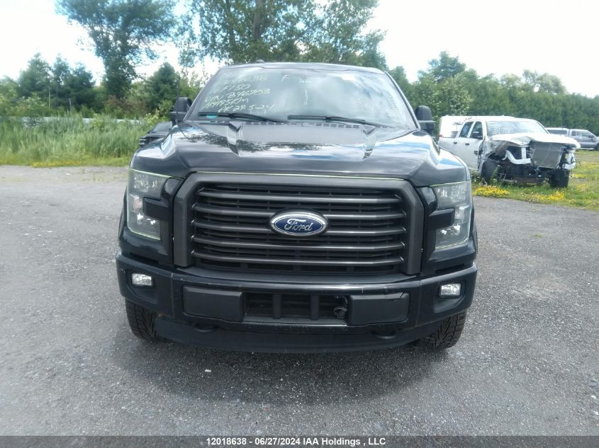 2016 Ford F150 Supercrew VIN: 1FTFW1EG0GFB46703 Lot: 12018638