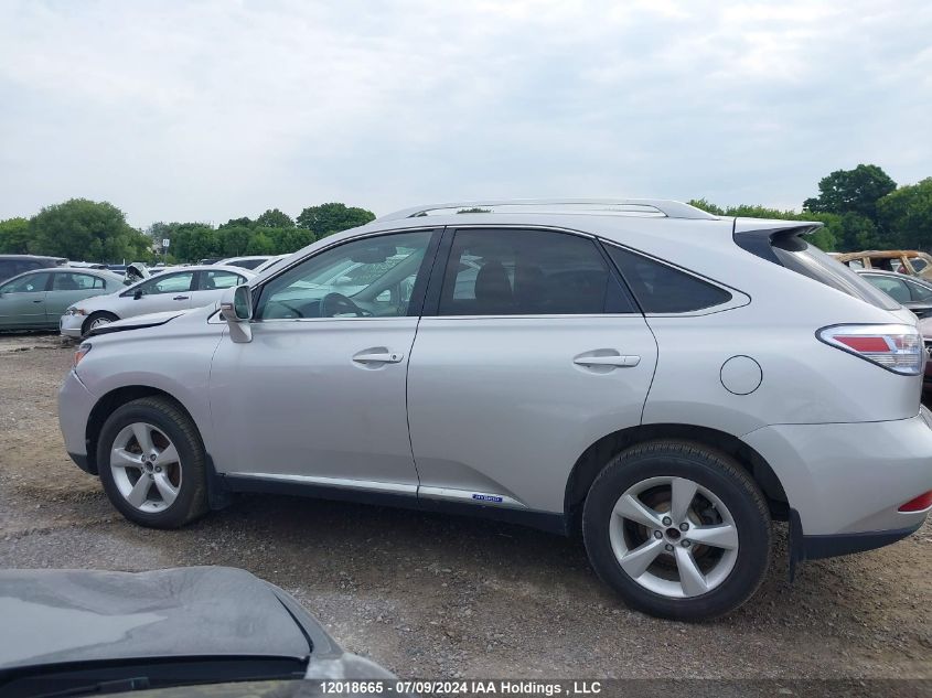 2010 Lexus Rx 450H VIN: JTJBC1BA9A2022965 Lot: 12018665