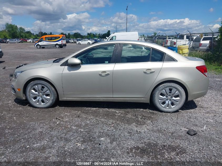 2015 Chevrolet Cruze Lt VIN: 1G1PC5SB7F7161519 Lot: 12018667