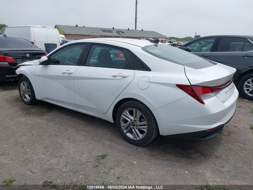 2022 Hyundai Elantra Essential Ivt With Hyundai Smartsense Package VIN: KMHLM4AGXNU226207 Lot: 12018669