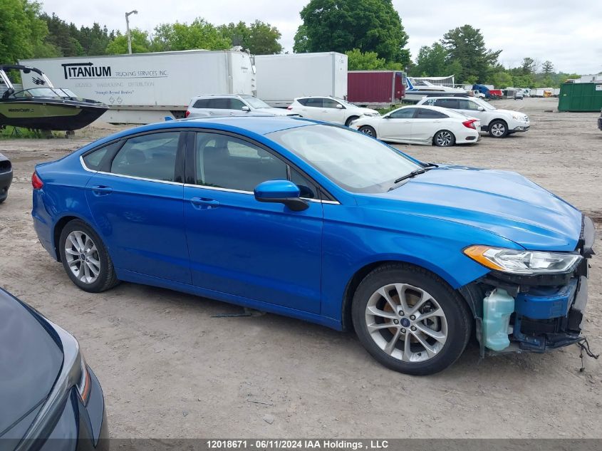 2019 Ford Fusion Se VIN: 3FA6P0HD2KR278677 Lot: 12018671