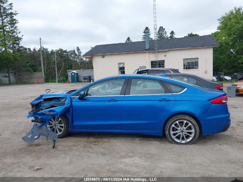 2019 Ford Fusion Se VIN: 3FA6P0HD2KR278677 Lot: 12018671