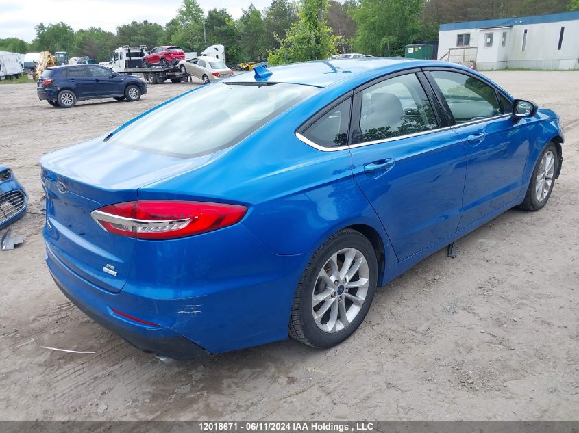 2019 Ford Fusion Se VIN: 3FA6P0HD2KR278677 Lot: 12018671