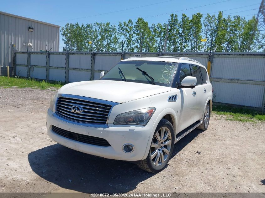 2014 Infiniti Qx80 VIN: JN8AZ2NE9E9063258 Lot: 12018672