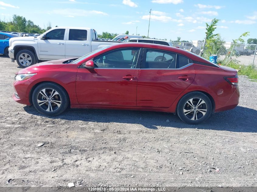 2020 Nissan Sentra VIN: 3N1AB8CV0LY206405 Lot: 12018673
