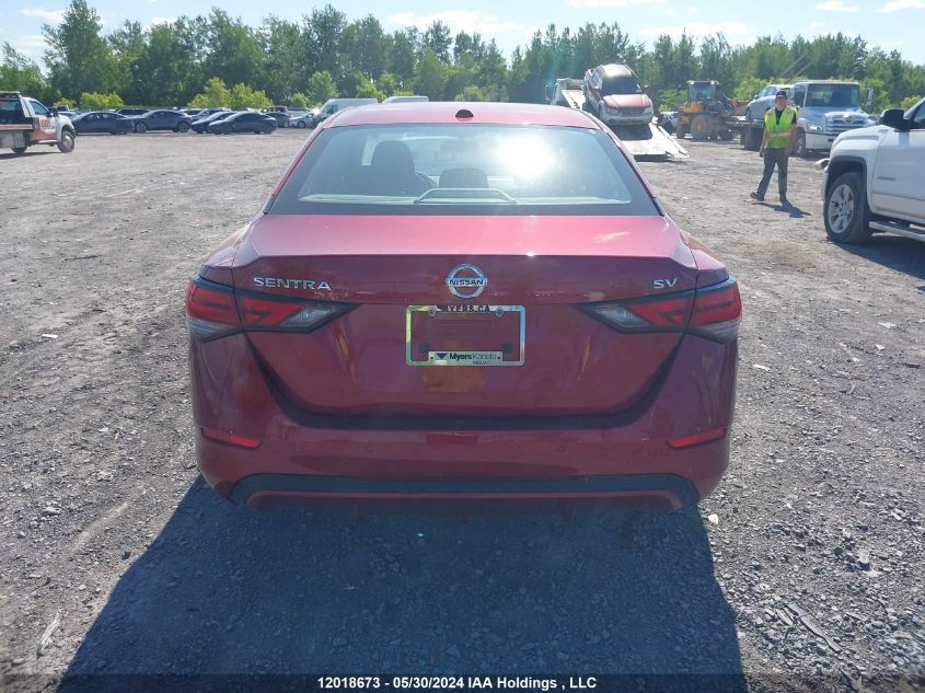 2020 Nissan Sentra VIN: 3N1AB8CV0LY206405 Lot: 12018673