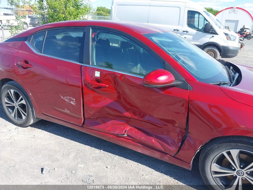 2020 Nissan Sentra VIN: 3N1AB8CV0LY206405 Lot: 12018673