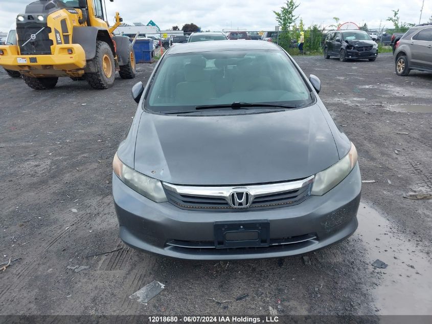 2012 Honda Civic VIN: 2HGFB2F49CH113845 Lot: 12018680