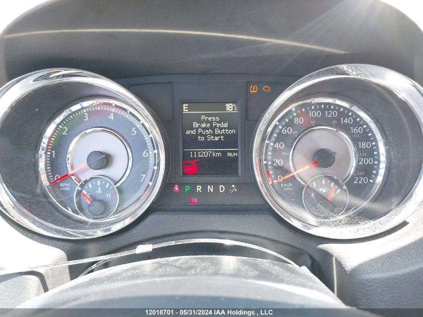 2016 Chrysler Town & Country Touring L VIN: 2C4RC1CG7GR164407 Lot: 12018701