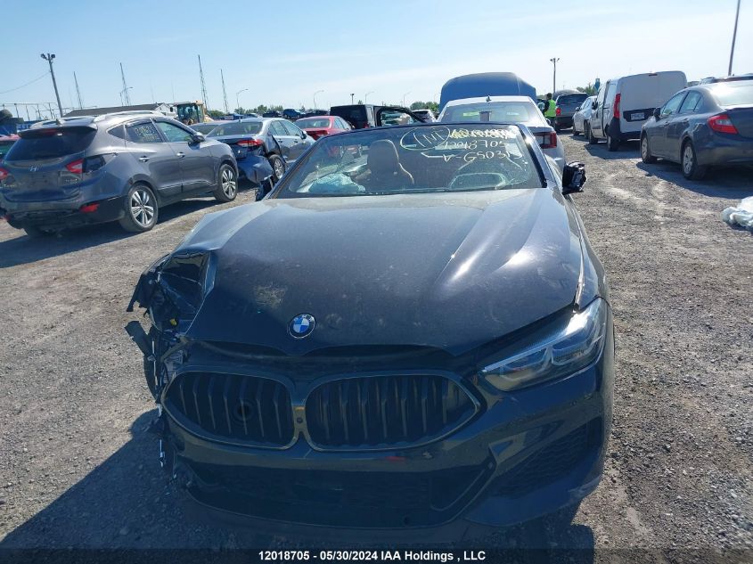 2021 BMW 8 Series VIN: WBAFY4C04MCG50315 Lot: 12018705