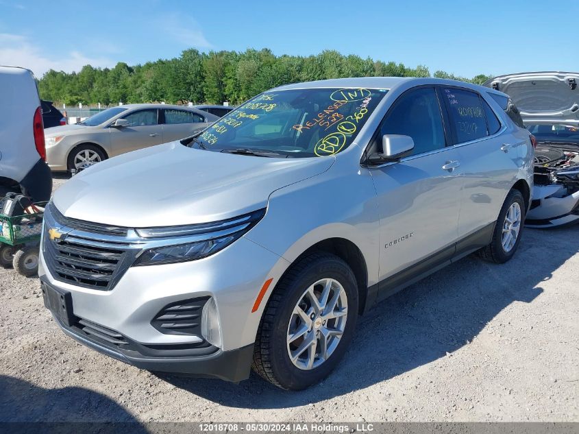 2022 Chevrolet Equinox Lt VIN: 3GNAXUEVXNL232117 Lot: 12018708