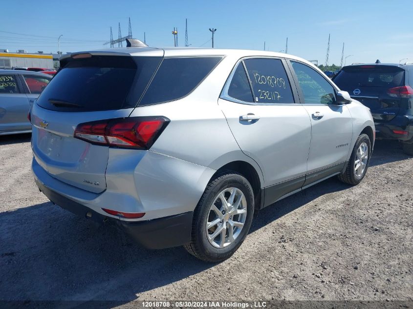 2022 Chevrolet Equinox Lt VIN: 3GNAXUEVXNL232117 Lot: 12018708