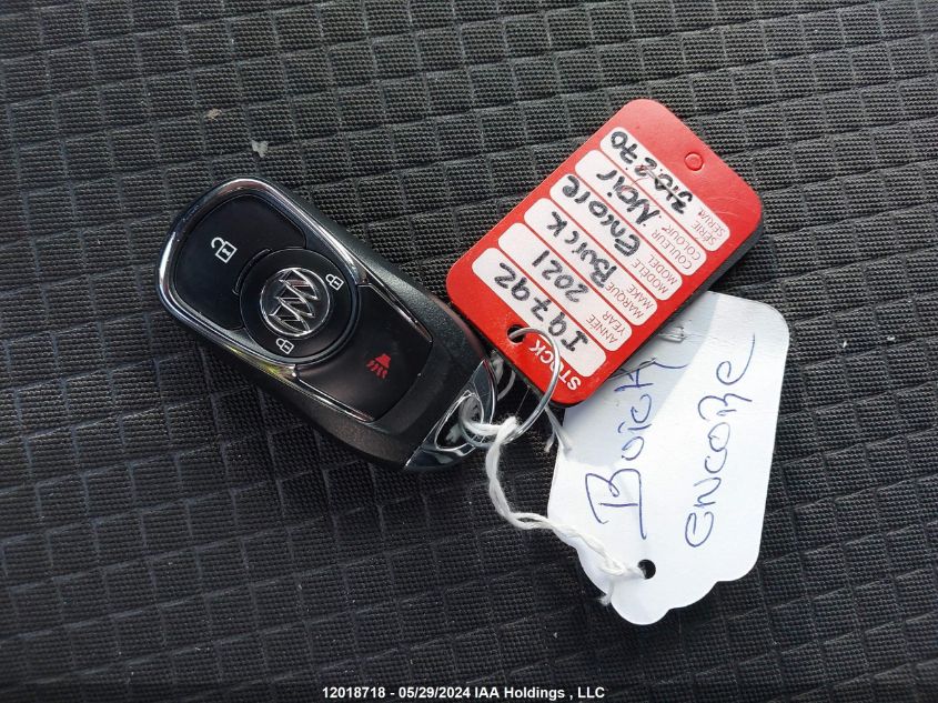 2021 Buick Encore VIN: KL4CJESB7MB310270 Lot: 12018718