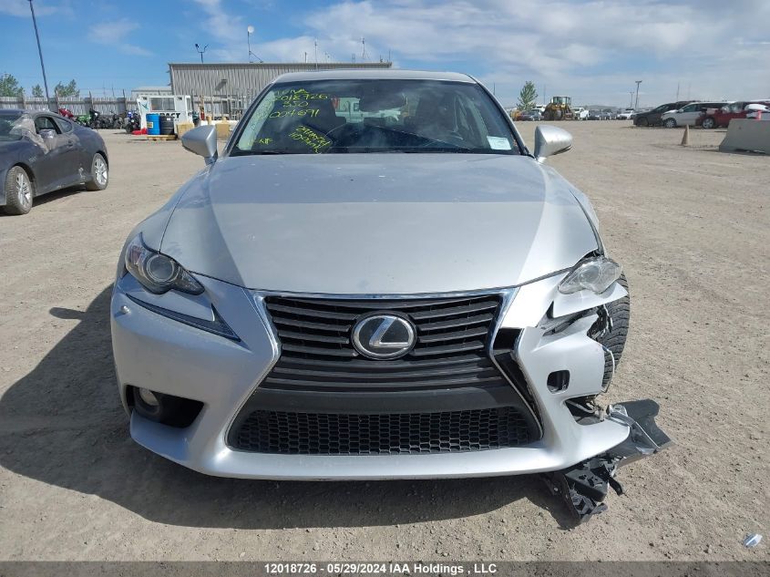 2014 Lexus Is 350 VIN: JTHCE1D24E5004691 Lot: 12018726