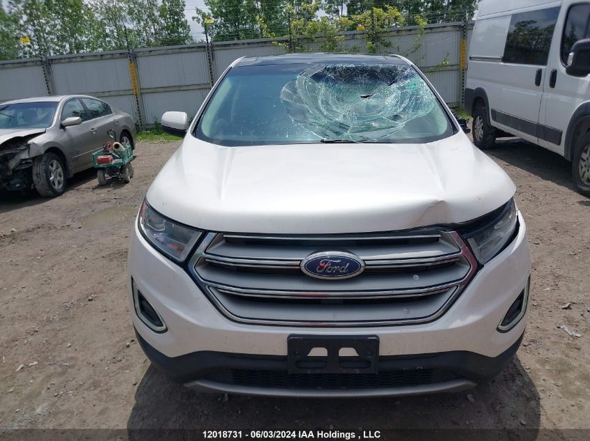 2016 Ford Edge Sel VIN: 2FMPK4J82GBB85628 Lot: 12018731