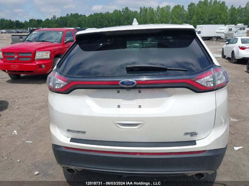 2016 Ford Edge Sel VIN: 2FMPK4J82GBB85628 Lot: 12018731