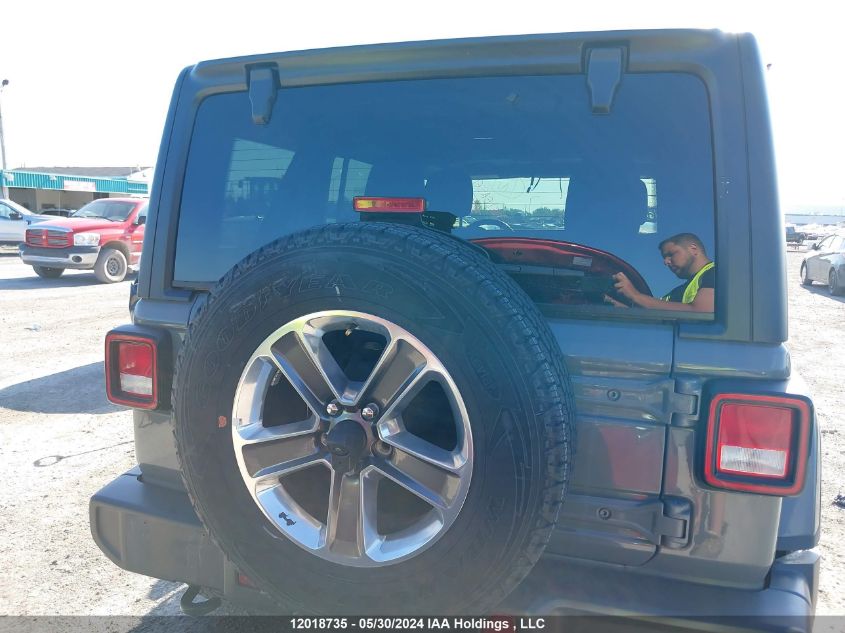 2022 Jeep Wrangler Unlimited Sahara VIN: 1C4HJXEN0NW161692 Lot: 12018735