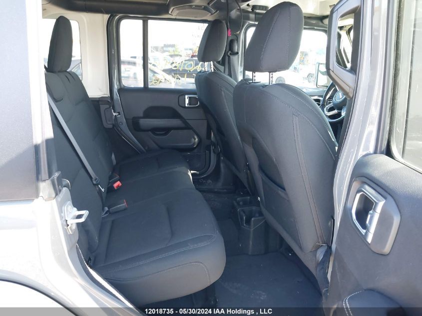 2022 Jeep Wrangler Unlimited Sahara VIN: 1C4HJXEN0NW161692 Lot: 12018735