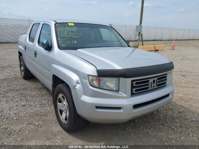 2007 Honda Ridgeline VIN: 2HJYK16467H000437 Lot: 12018742