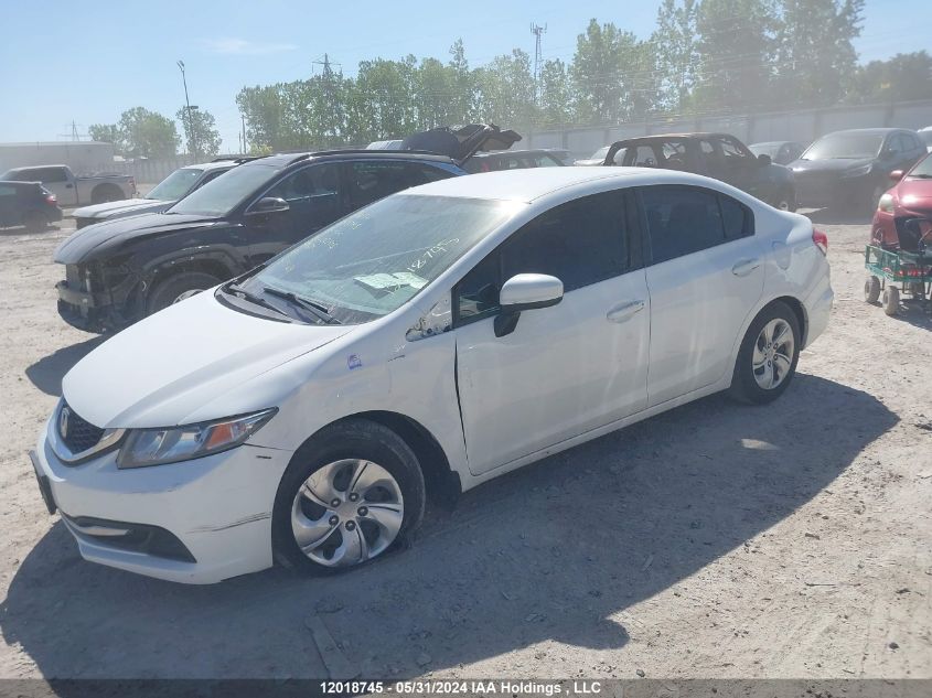 2013 Honda Civic Sdn VIN: 2HGFB2F41DH028905 Lot: 12018745