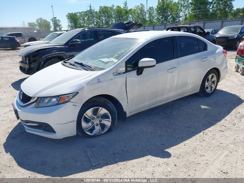 2013 Honda Civic Sdn VIN: 2HGFB2F41DH028905 Lot: 12018745