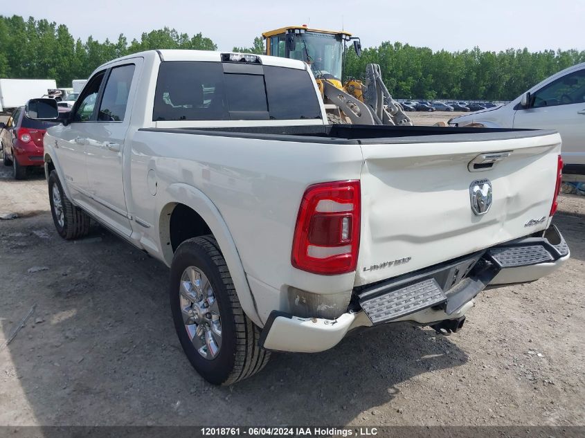 2019 Ram 2500 Limited VIN: 3C6UR5SL3KG598392 Lot: 12018761