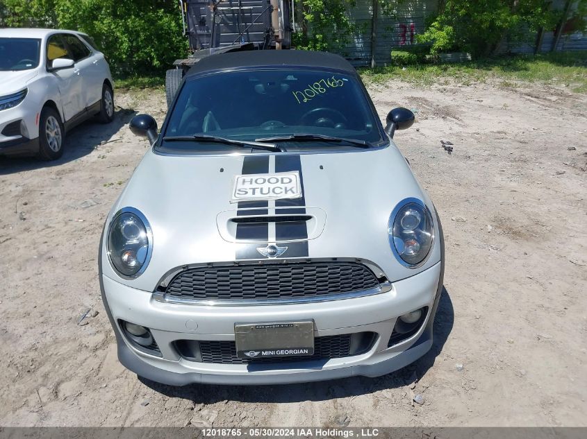 2012 Mini Cooper S VIN: WMWSY3C5XCT144911 Lot: 12018765