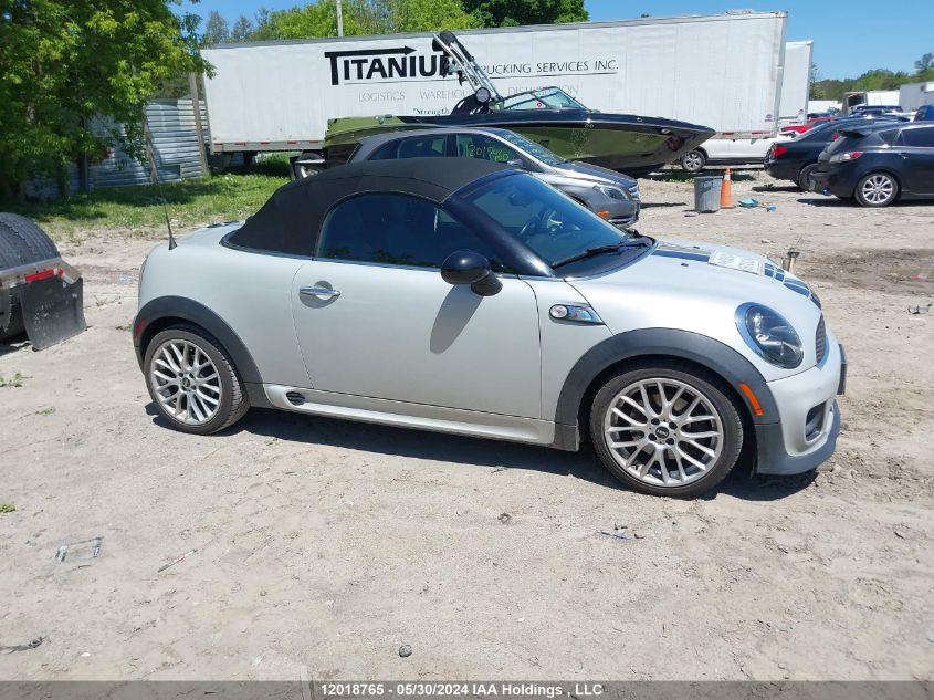 2012 Mini Cooper S VIN: WMWSY3C5XCT144911 Lot: 12018765