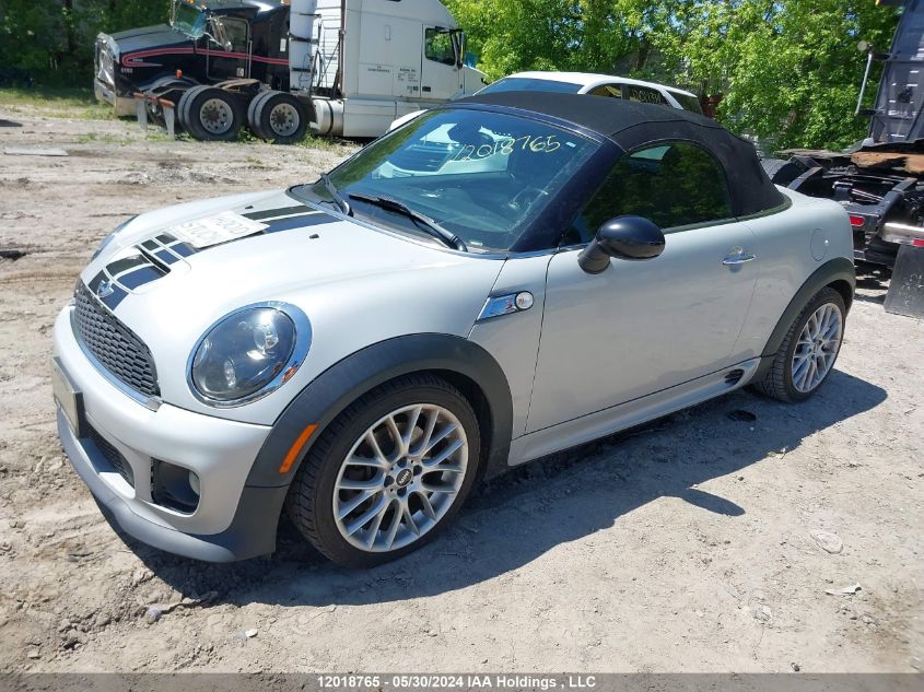 2012 Mini Cooper S VIN: WMWSY3C5XCT144911 Lot: 12018765