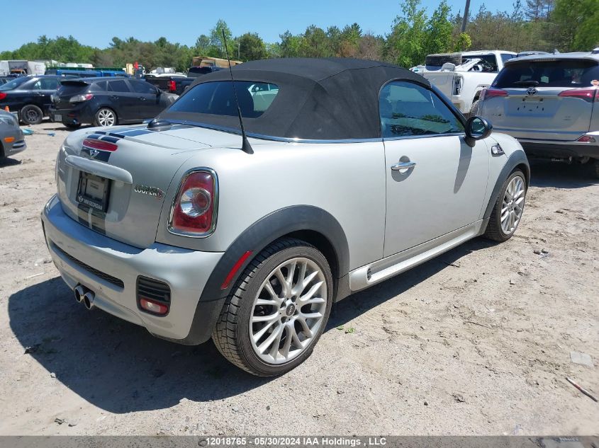 2012 Mini Cooper S VIN: WMWSY3C5XCT144911 Lot: 12018765