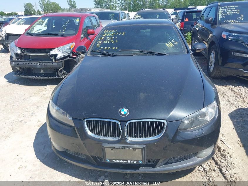 2008 BMW 3 Series 335I VIN: WBAWL73578PX55969 Lot: 12018775