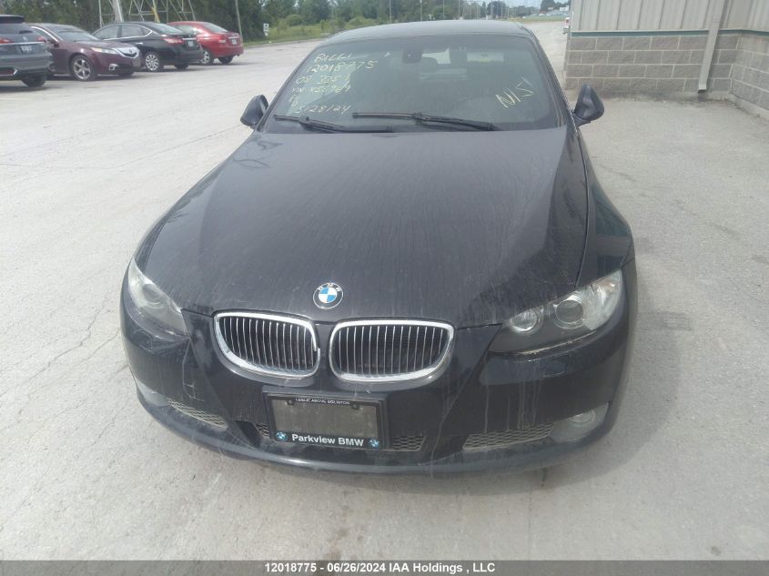2008 BMW 3 Series 335I VIN: WBAWL73578PX55969 Lot: 12018775