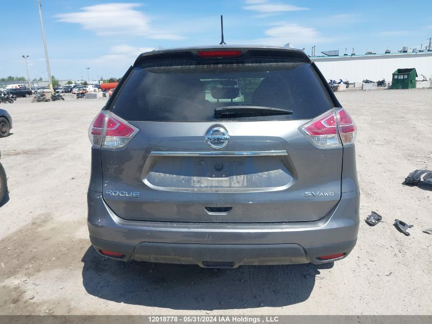 2016 Nissan Rogue VIN: 5N1AT2MVXGC845536 Lot: 12018778