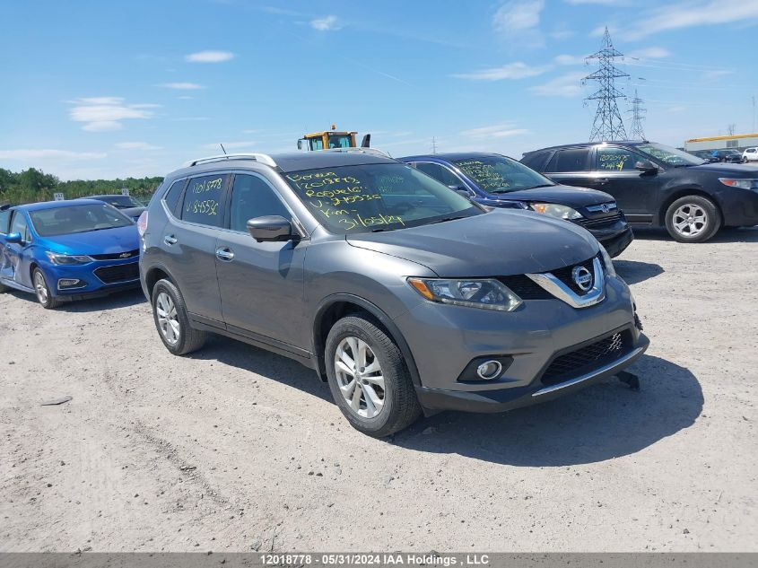 2016 Nissan Rogue VIN: 5N1AT2MVXGC845536 Lot: 12018778