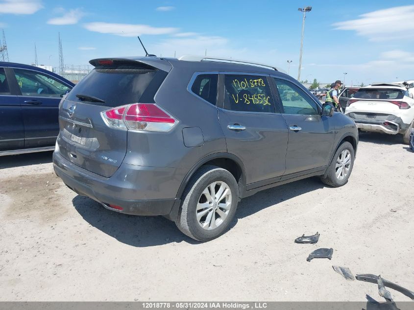 2016 Nissan Rogue VIN: 5N1AT2MVXGC845536 Lot: 12018778