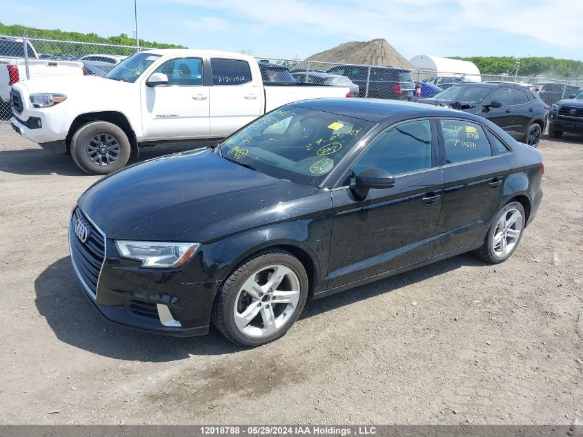 2017 Audi A3 VIN: WAUAUGFF7H1042374 Lot: 12018788